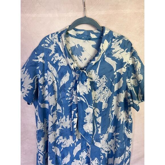 Vintage Plus Size 1970s Dress Housecoat - Picture 2 of 8